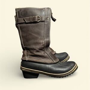 Sorel winter fancy tall boot grizzly bear